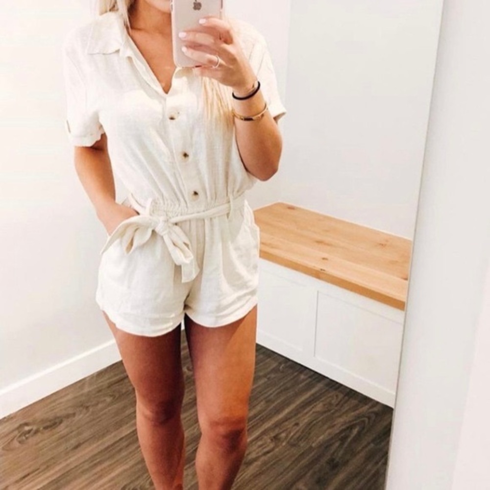 Kittenish Daddy’s Little Rich Girl Romper Large